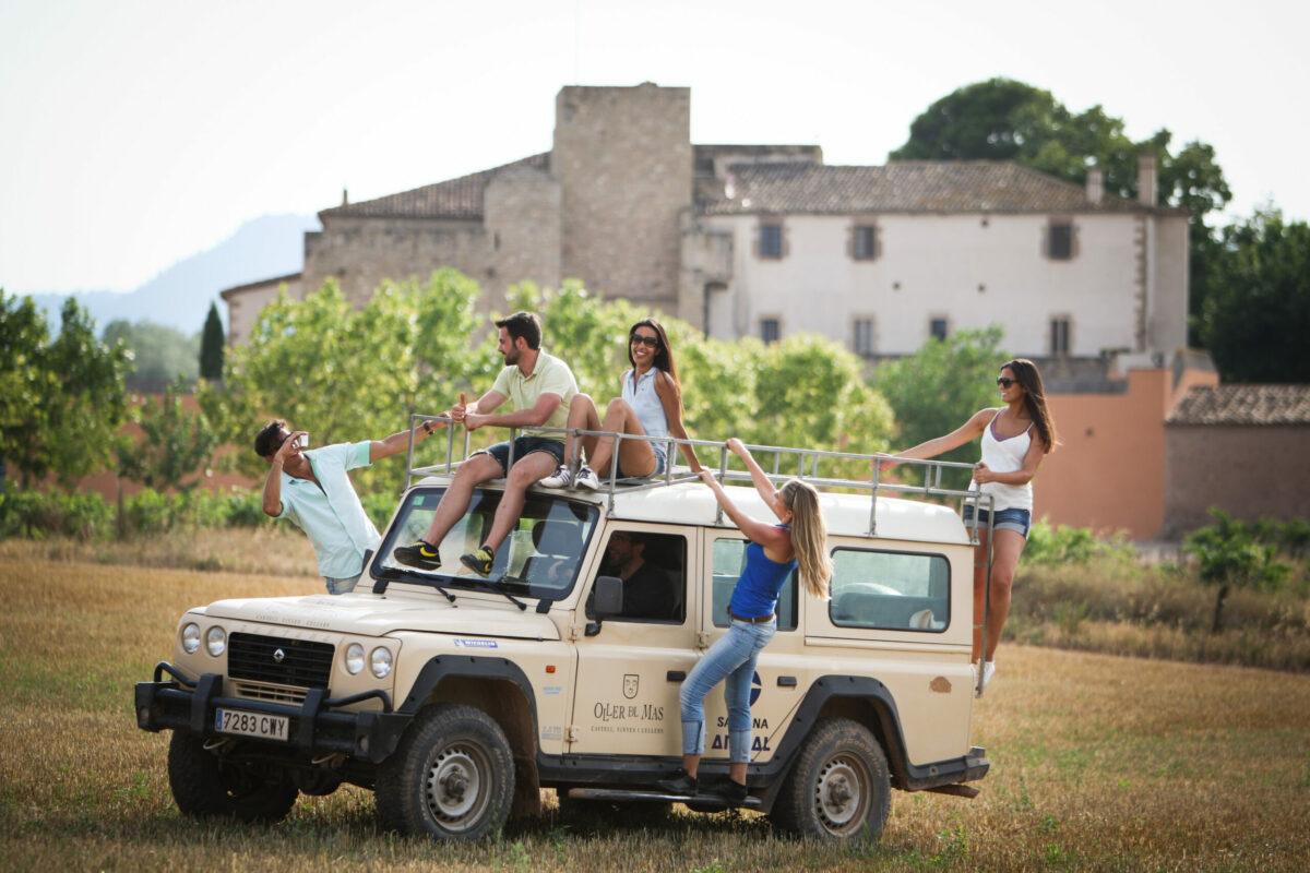 4×4 ride around Oller del Mas + wine tasting