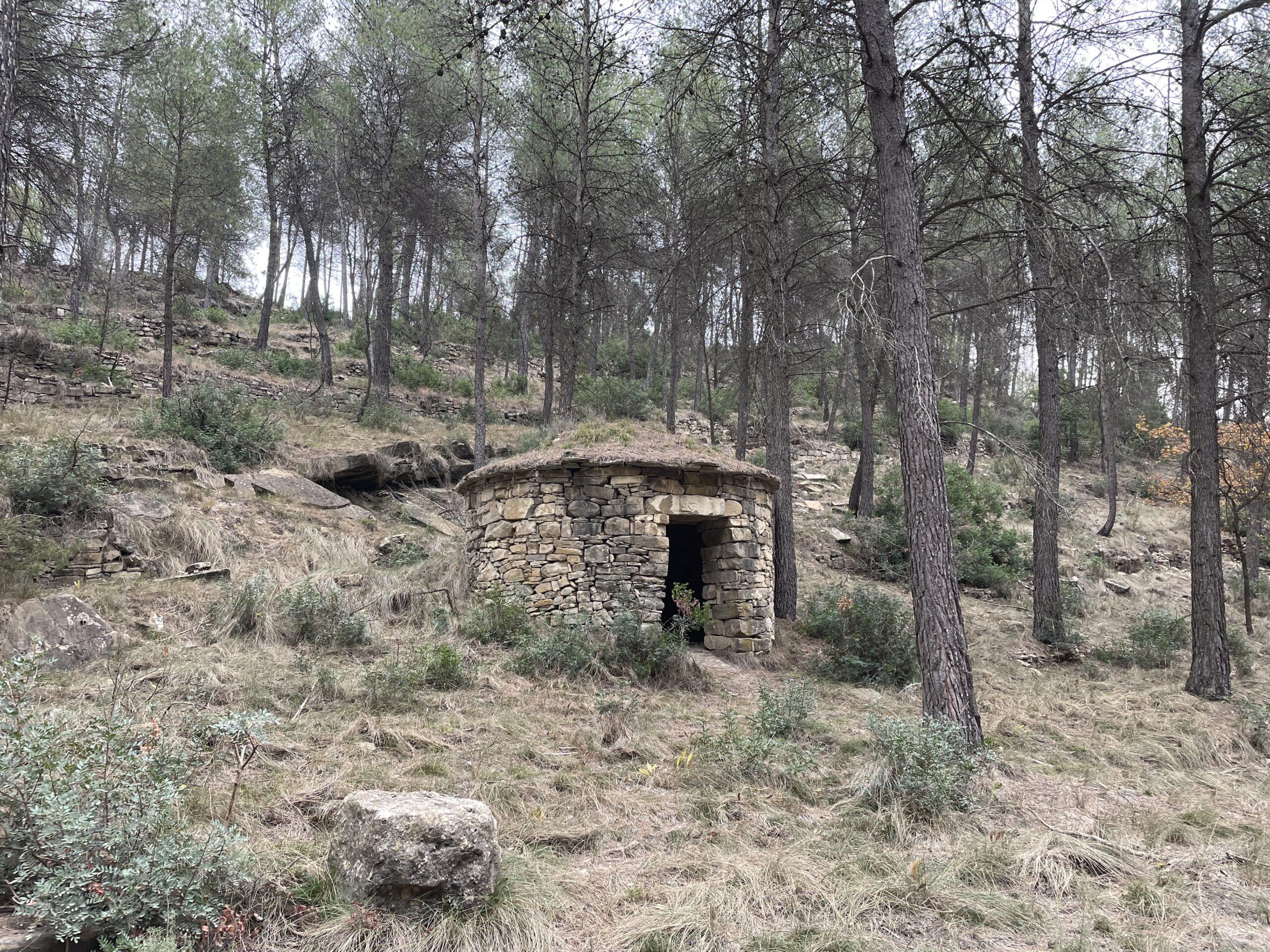 La ruta del vi de la DO Pla del Bages - Les barraques als boscos de Castellgalí