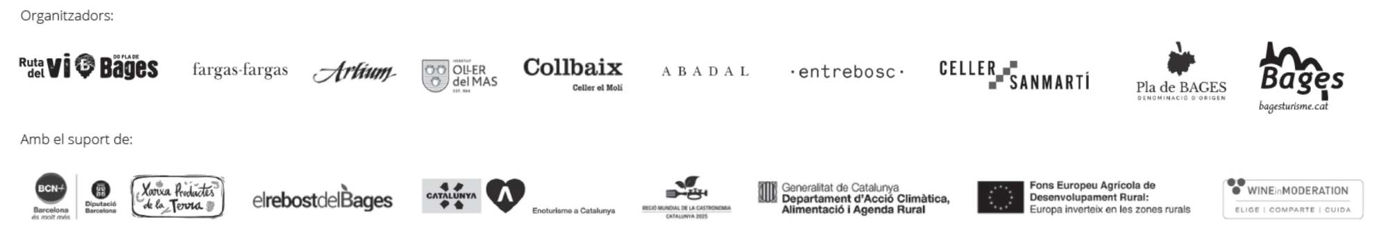 La ruta del vi de la DO Pla del Bages - Notes de tast als cellers