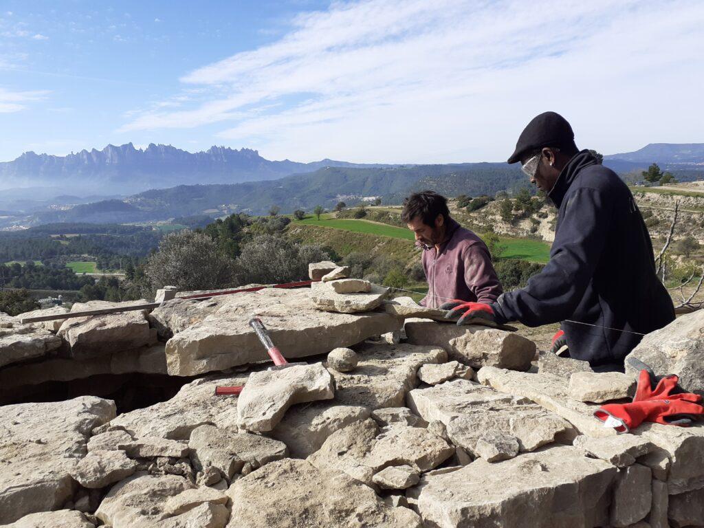 La ruta del vi de la DO Pla del Bages - La pedra seca explica l’arrelament al territori